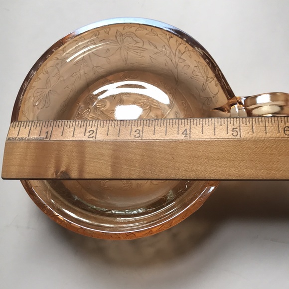 Vintage Jeanette Floragold depression glass bowl - Picture 4 of 6